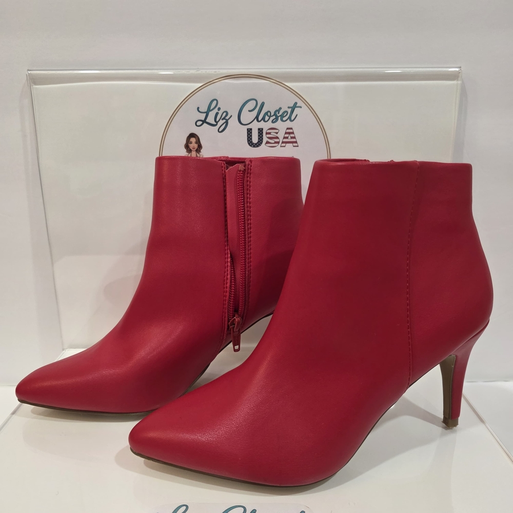 Red Women's Ankle Boots